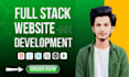 do full stack website development as your frontend, backend mern stack developer