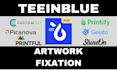 fix artwork issue in teeinblue product personalizer print on demand store