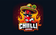 create a creative mexican chill mascot logo in just two day