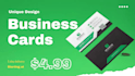 design a professional business card