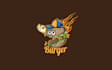 make delightful viewable burger logo