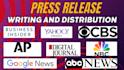 do press release writing and press release distribution