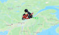 create travel route map animation video