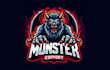 make a unique monster mascot logo with unlimited revisions