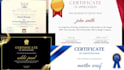 all certificate design any diploma certificate