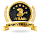 design a professional modern anniversary logo