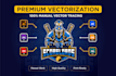 vectorize logo, vector tracing, redraw, convert ai image to vector
