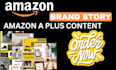 design stunning amazon a plus content, amazon ebc, and amazon brand story