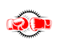 make perfect unique boxing club logo
