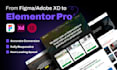 bring your figma or adobe xd designs to life with elementor pro