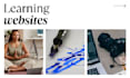 create a learning management system website or lms website