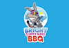 design bright BBQ bunch jackasses logo