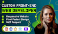 be your front end developer