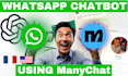 create whatsapp chatbot automation using manychat and chatgpt api