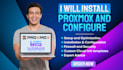 install proxmox and configure