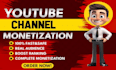 complete youtube promotion for monetization