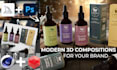 create product photography, branding, and visuals with ai, cinema 4d, redshift