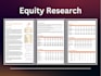 create a professional equity research report on any public stock