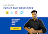your front end web developer in reactjs, javascript, HTML and CSS