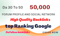 make high quality 50,000 forum profile seo backlinks