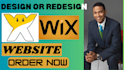 be your wix expert, wix developer to design or redesign wix website online store
