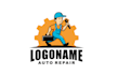 make consulting auto repair mascot logo