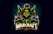 do amazing warcraft goblin mascot logo with any file