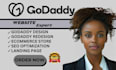 godaddy website design ,godaddy redesign and landing page