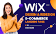 wix website redesign, wix website design, redesign wix website, wix redesign