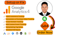 setup google analytics 4, ga4 ecommerce tracking, conversion tracking by GTM