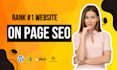 do on page SEO for wordpress wix shopify  squarespace