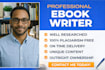 be your professional book and ebook writer , nonfiction romance KDP book writer