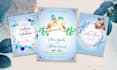 design stunning wedding invitation cards with couple illustrations