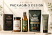 design premium product packaging and label design