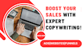 provide expert sales copywriting for ads, websites, and funnels
