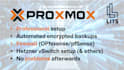 install and configure proxmox on hetzner, others with firewall