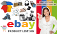 create ebay product listings with 1 free listing