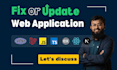 fix or update laravel, mern, and js website front end or backend bugs