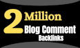 do blog comment backlinks for SEO