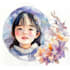 draw realistic illustration in watercolor