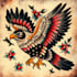 make a attractive american traditional tattoo design
