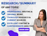 do expert case study, research,and  summary writing