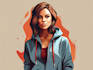 draw portrait vector art