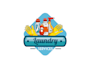 design wash clean and laundry logo