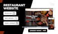 create a restaurant website with an online booking system