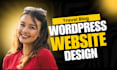 create a professional travel blog wordpress website design