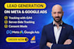 build a lead generation strategy with meta and google ads and ga4 setup