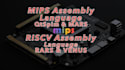 do mips, x86, riscv assembly language using qtspim, mars, rars