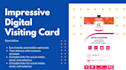 provide impressive digital visiting card services