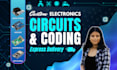 design and code arduino, raspberry pi, esp32 projects with circuits